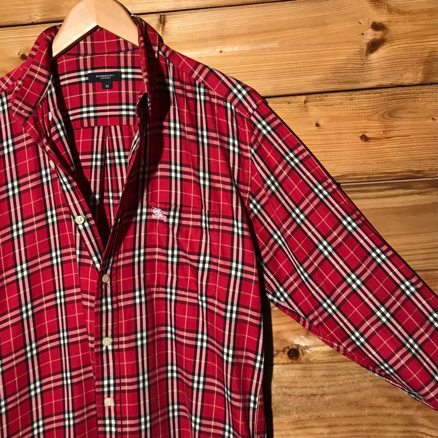 Burberry Nova Check Pattern long sleeve button up shirt