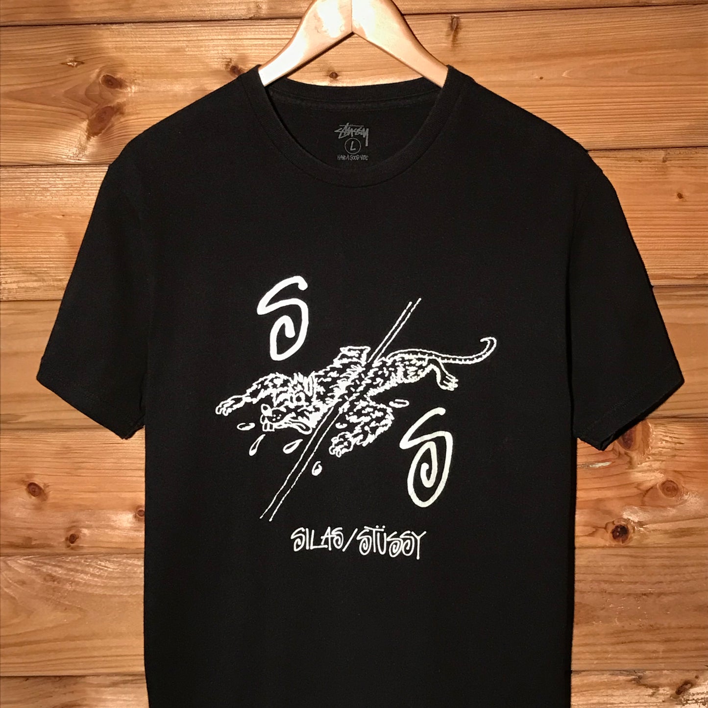 Stüssy x Silas Roadkill Glow In The Dark t shirt