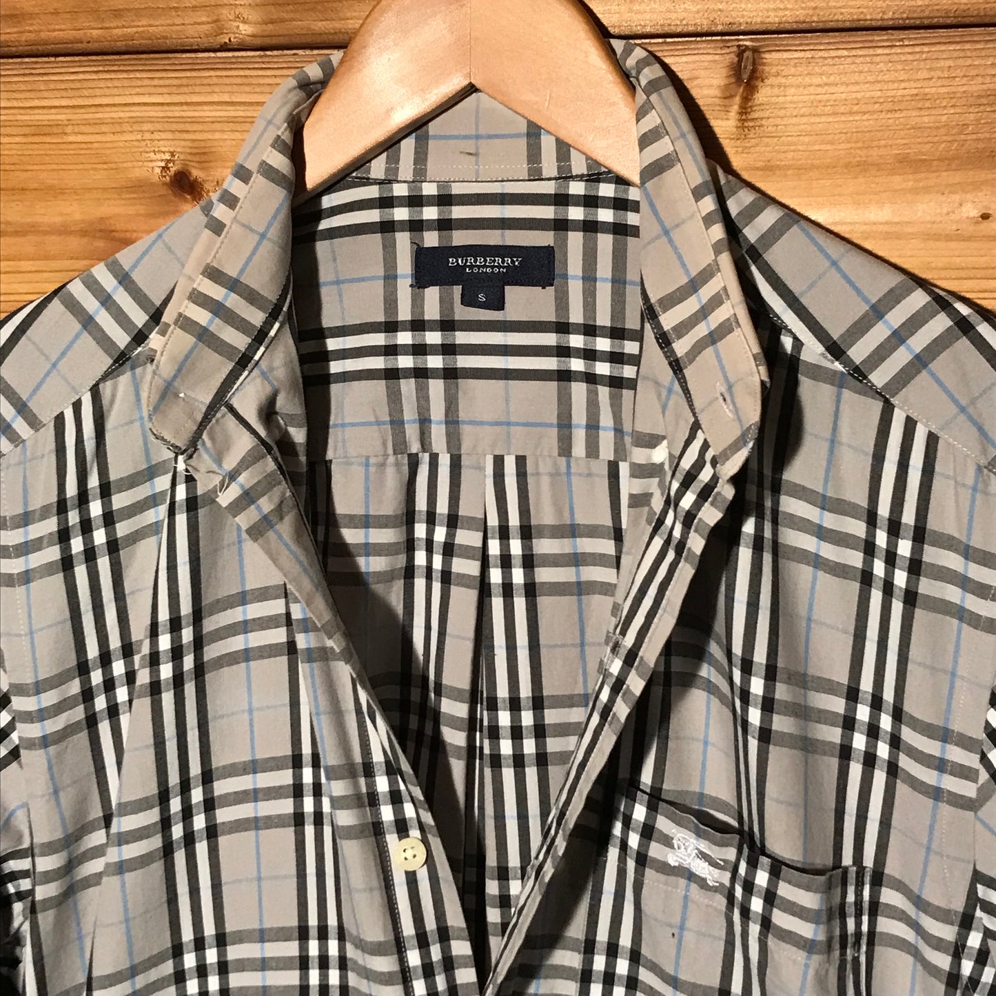 Burberry Nova Check Pattern long sleeve button up shirt