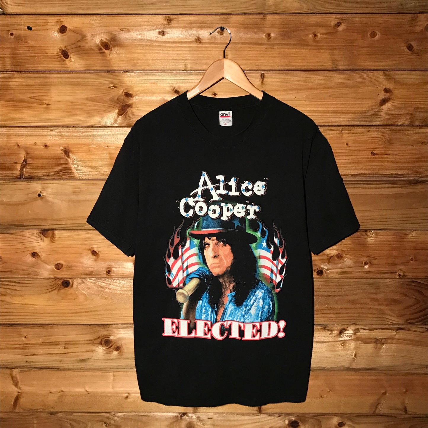 2003 Alice Cooper Elected Bare Bones World Tour t shirt