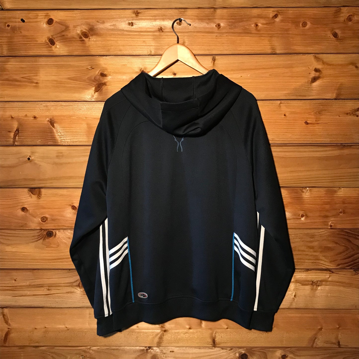 Adidas Piping Multi Striped zip up hoodie