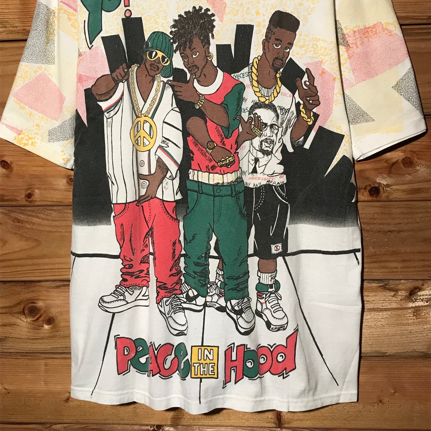 90s Onias And The Bad Boys Crew Peace In The Hood t shirt