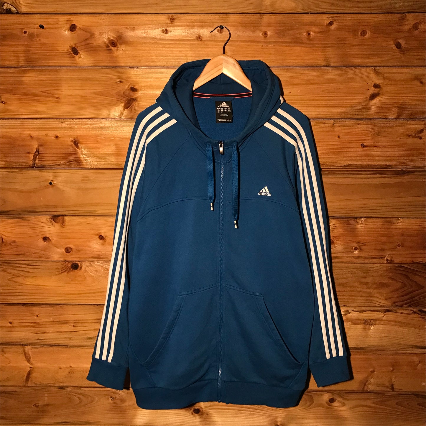 2013 Adidas Performance Striped zip up hoodie