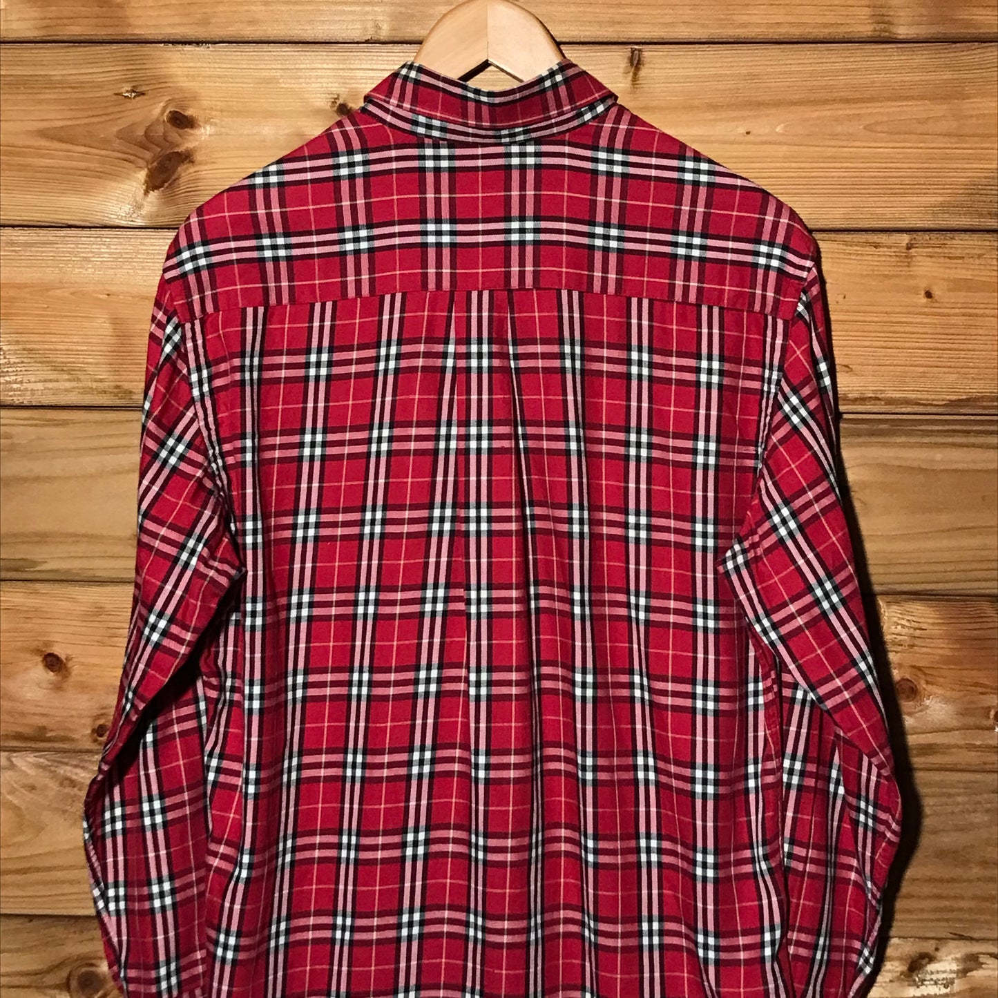 Burberry Nova Check Pattern long sleeve button up shirt