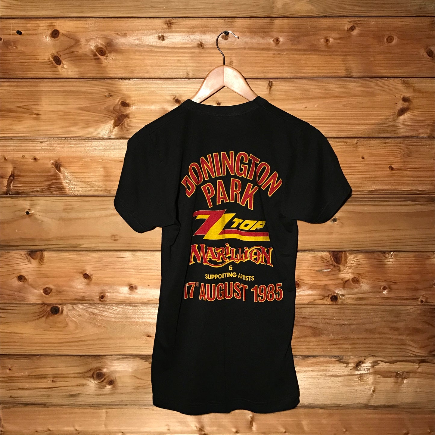 1985 ZZ Top Rocking The Castle Concert t shirt