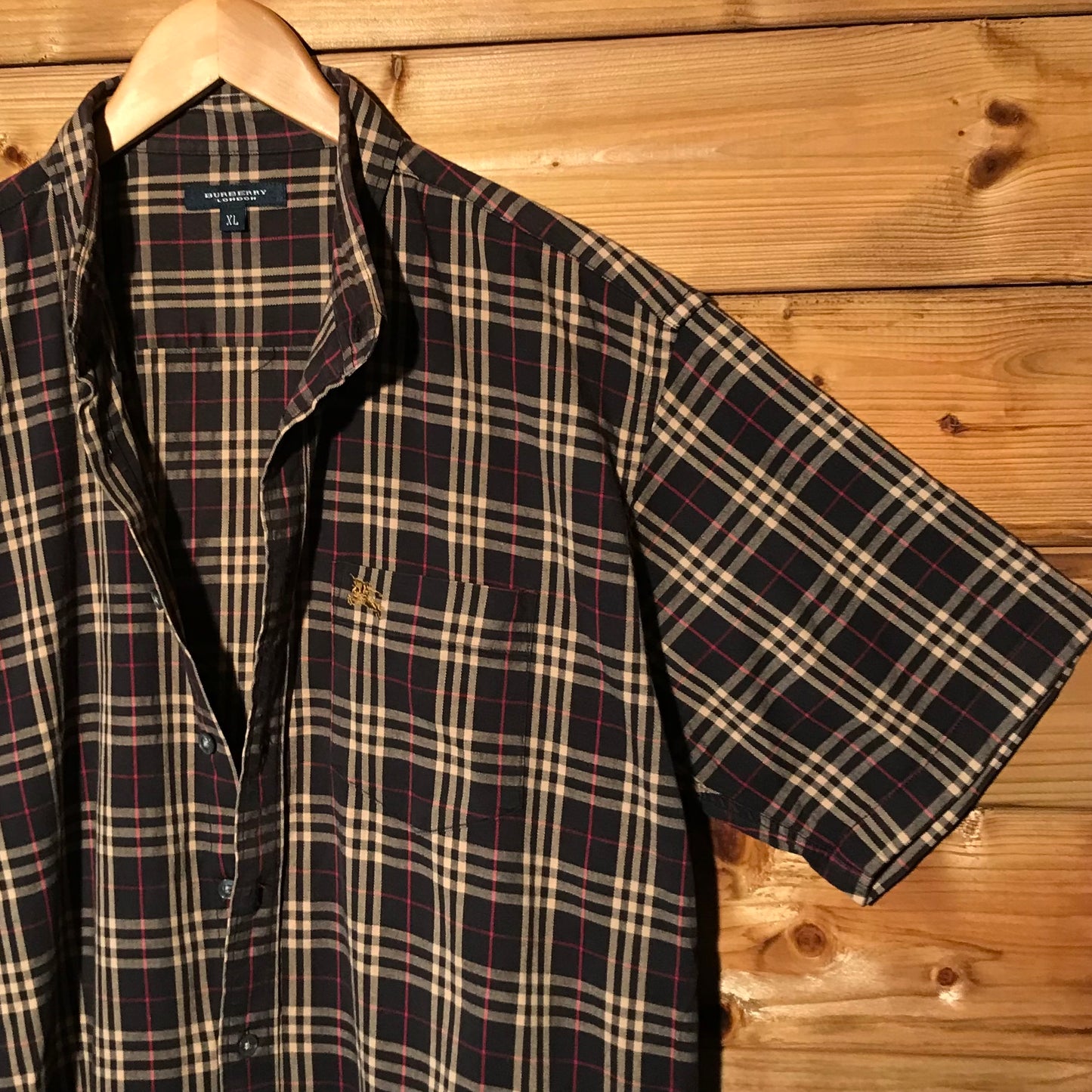 Burberry Nova Check Pattern short sleeve button up shirt