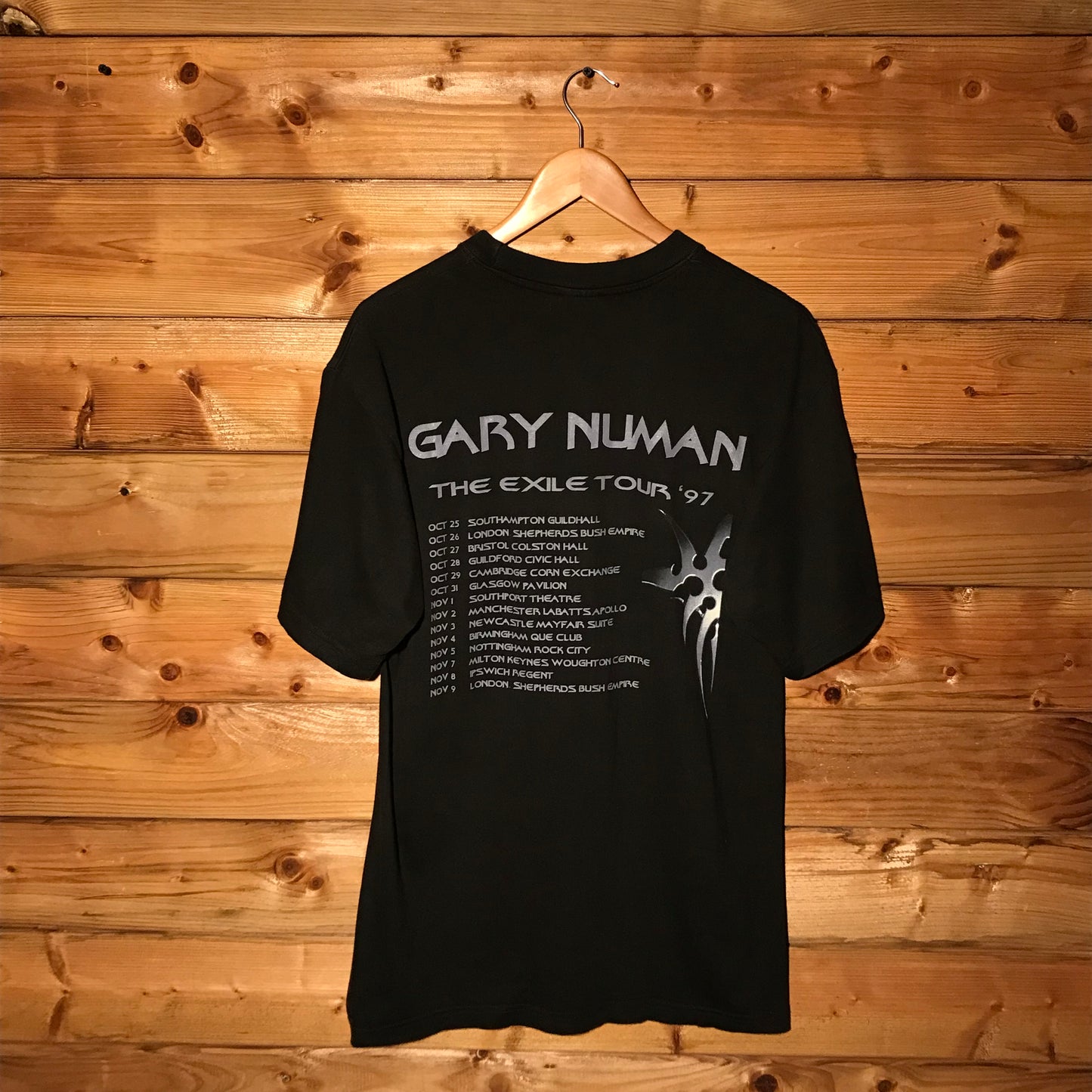 1997 Gary Numan The Exile UK Tour t shirt