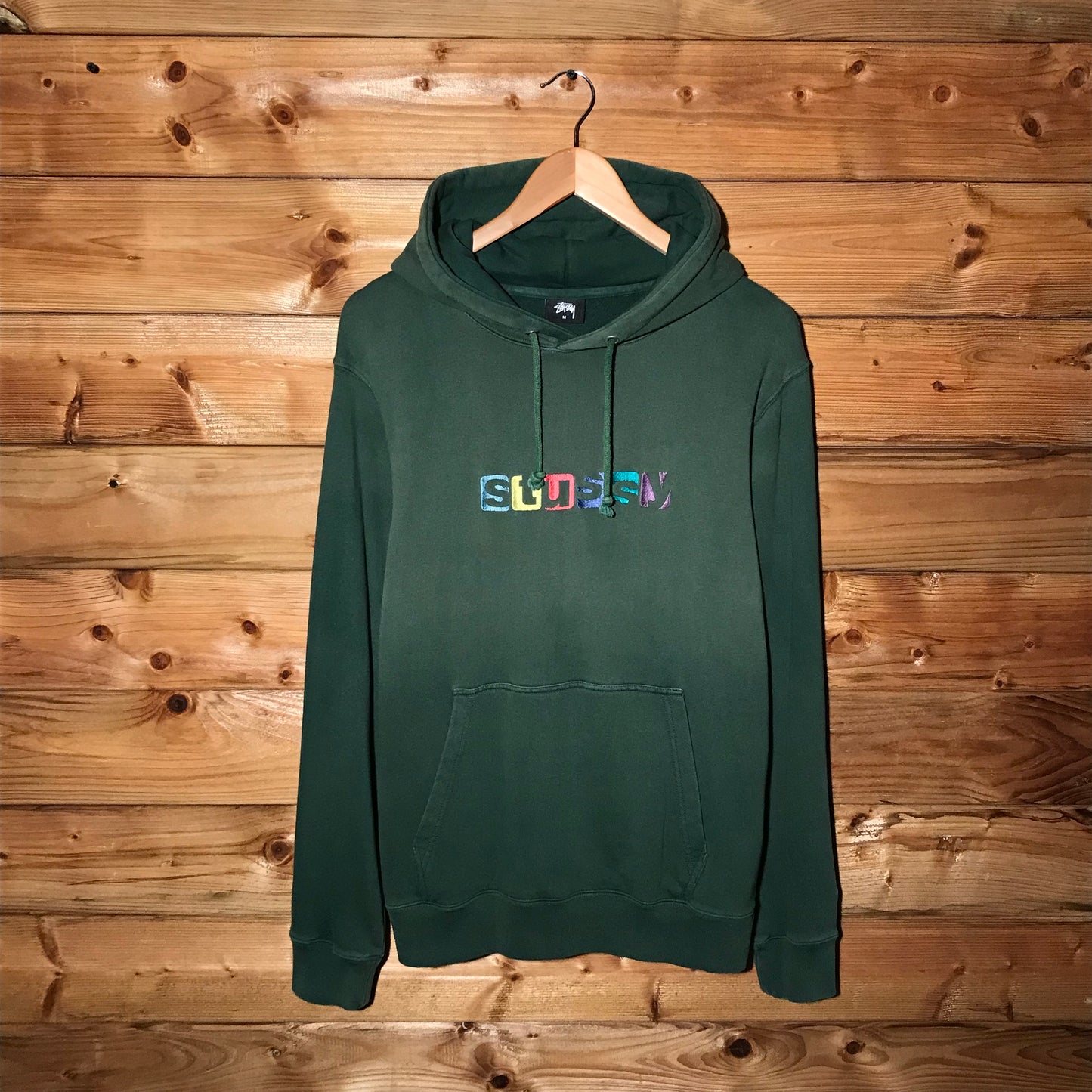 Stüssy Multi Blocks Centre Spellout hoodie