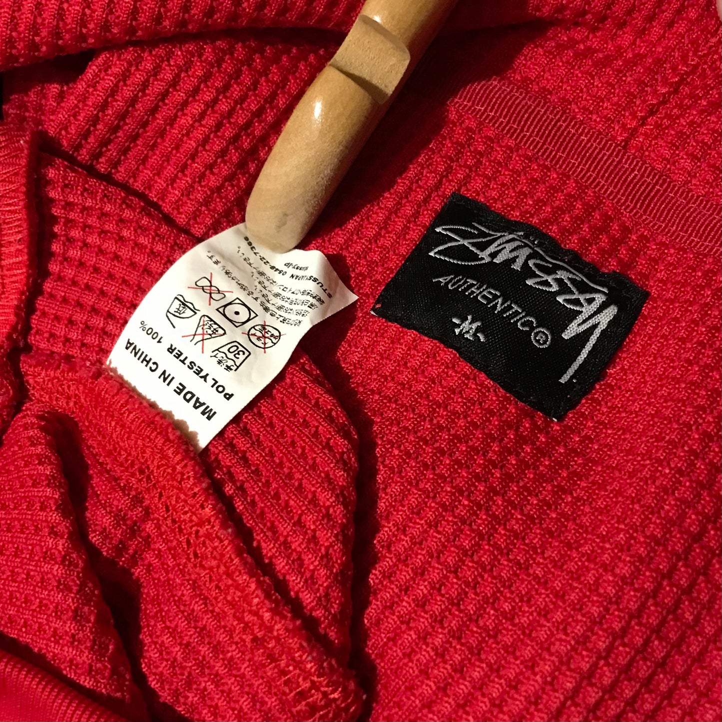 Stüssy Paisley Bandana Patten AOP Waffle Knit zip up hoodie