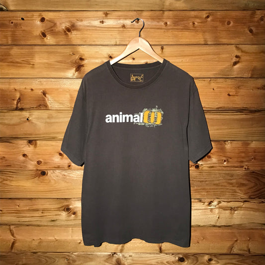 Animal Scribbled Centre Spellout t shirt