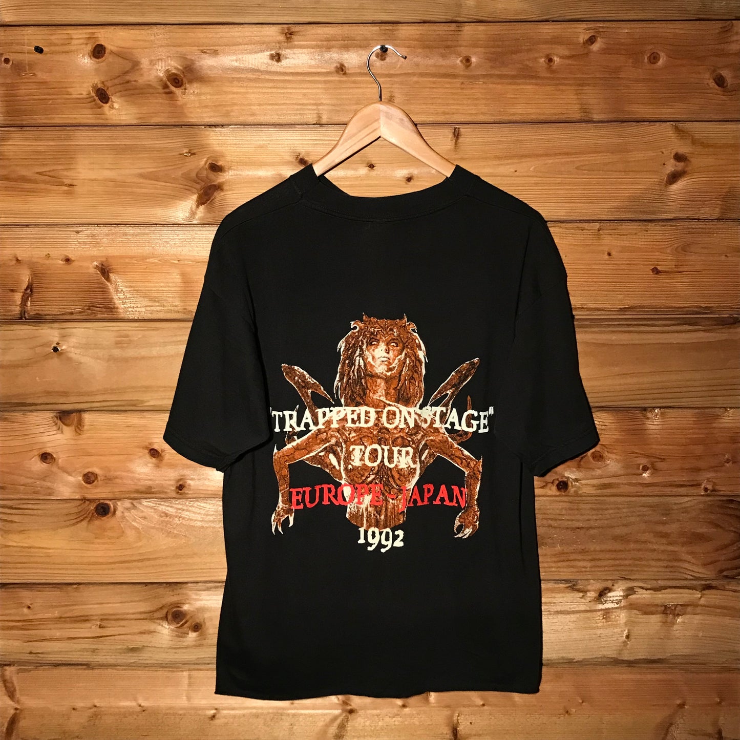 1992 Rage Trapped On Stage Tour t shirt