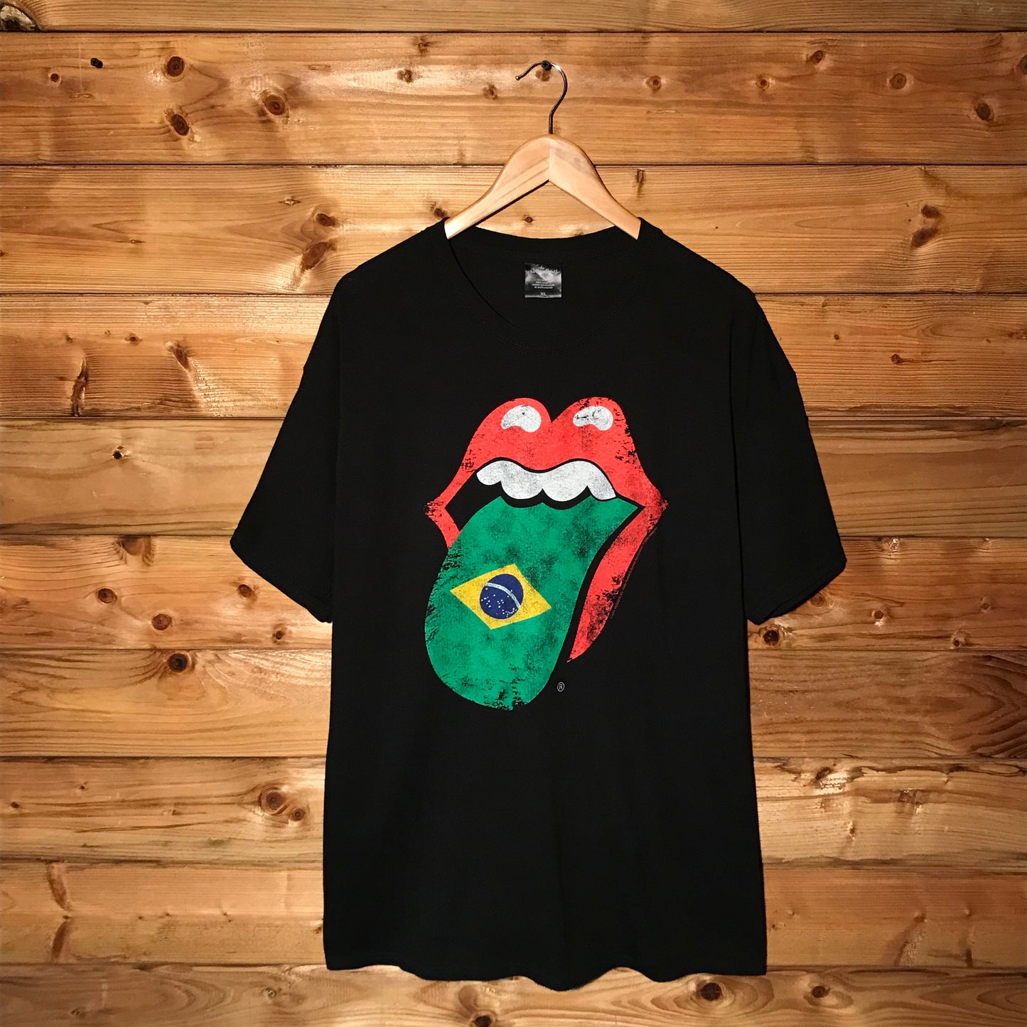 2013 The Rolling Stones Brazil Tongue and Lip t shirt