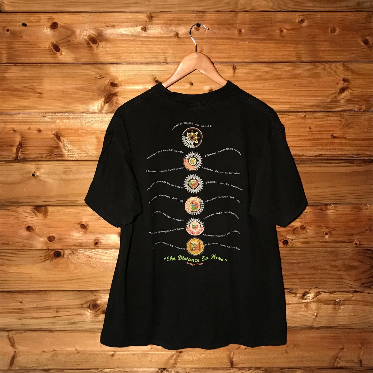 1999 Live The Distance To Here Europe Tour t shirt