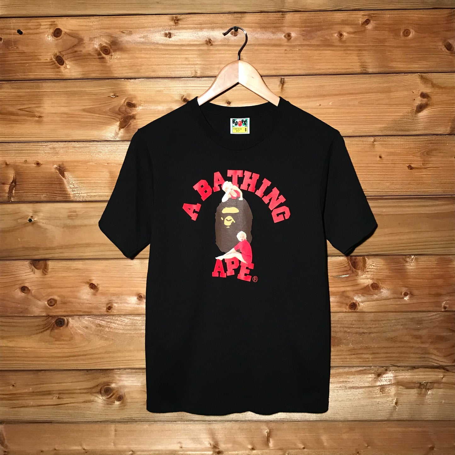 2020 Bape, A Bathing Ape x Marilyn Monroe College t shirt