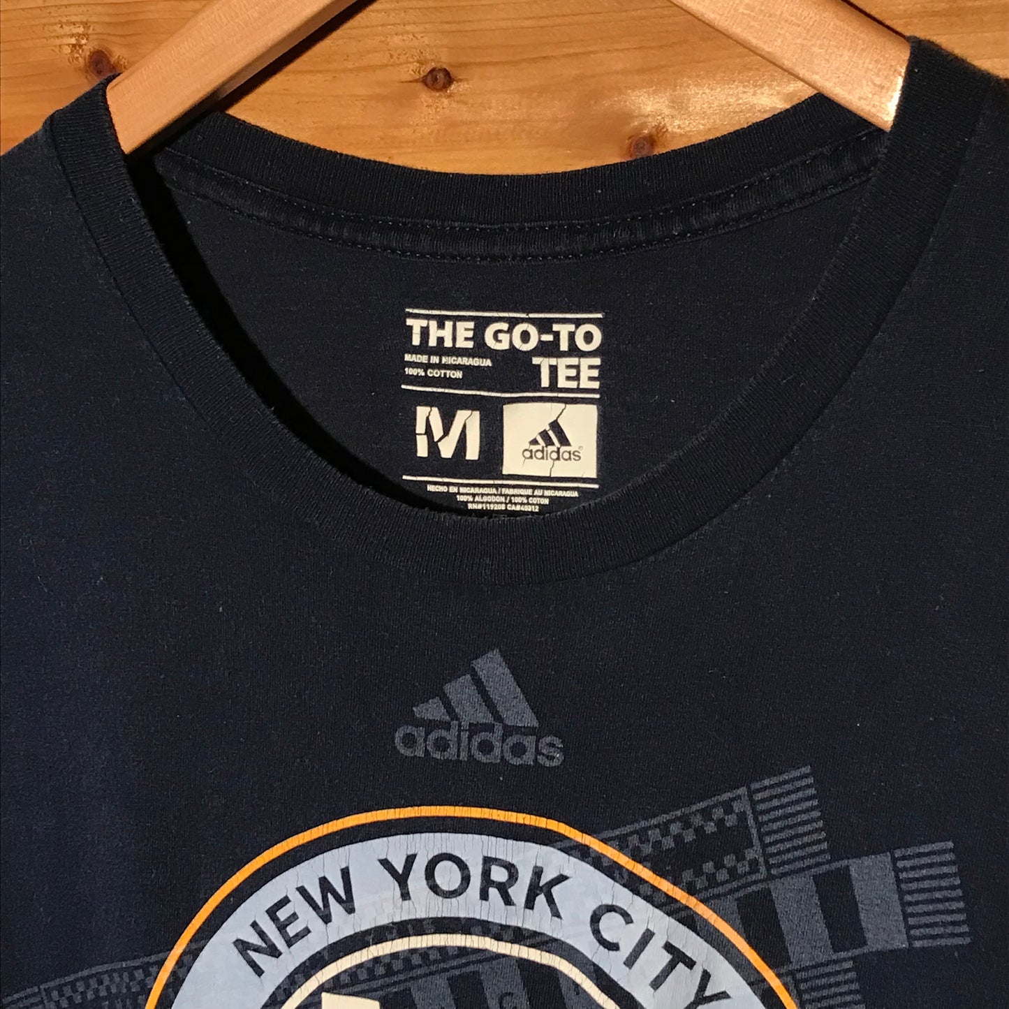 Adidas New York City Football Club Team t shirt