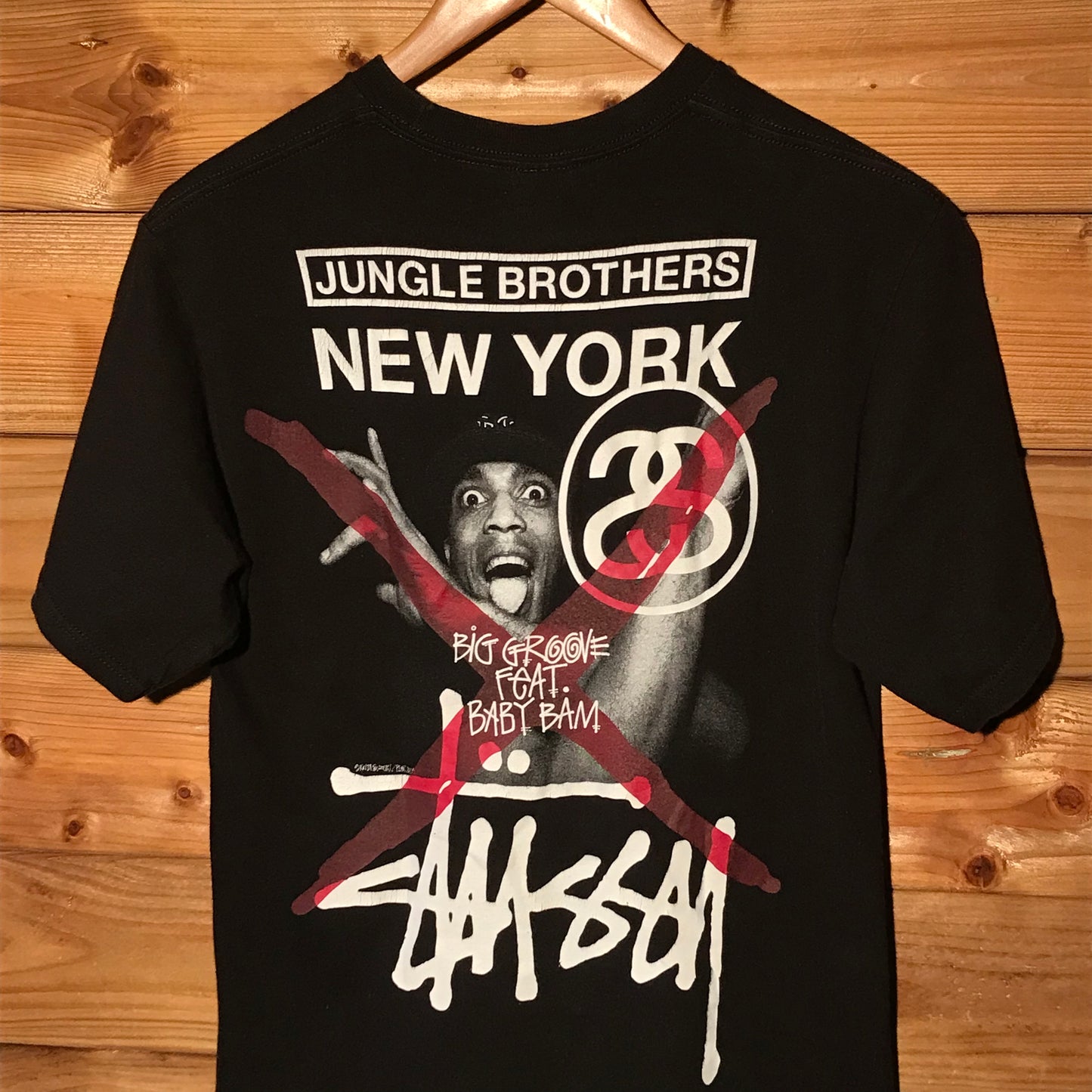 2011 Stüssy x Jungle Brothers Baby Bam t shirt