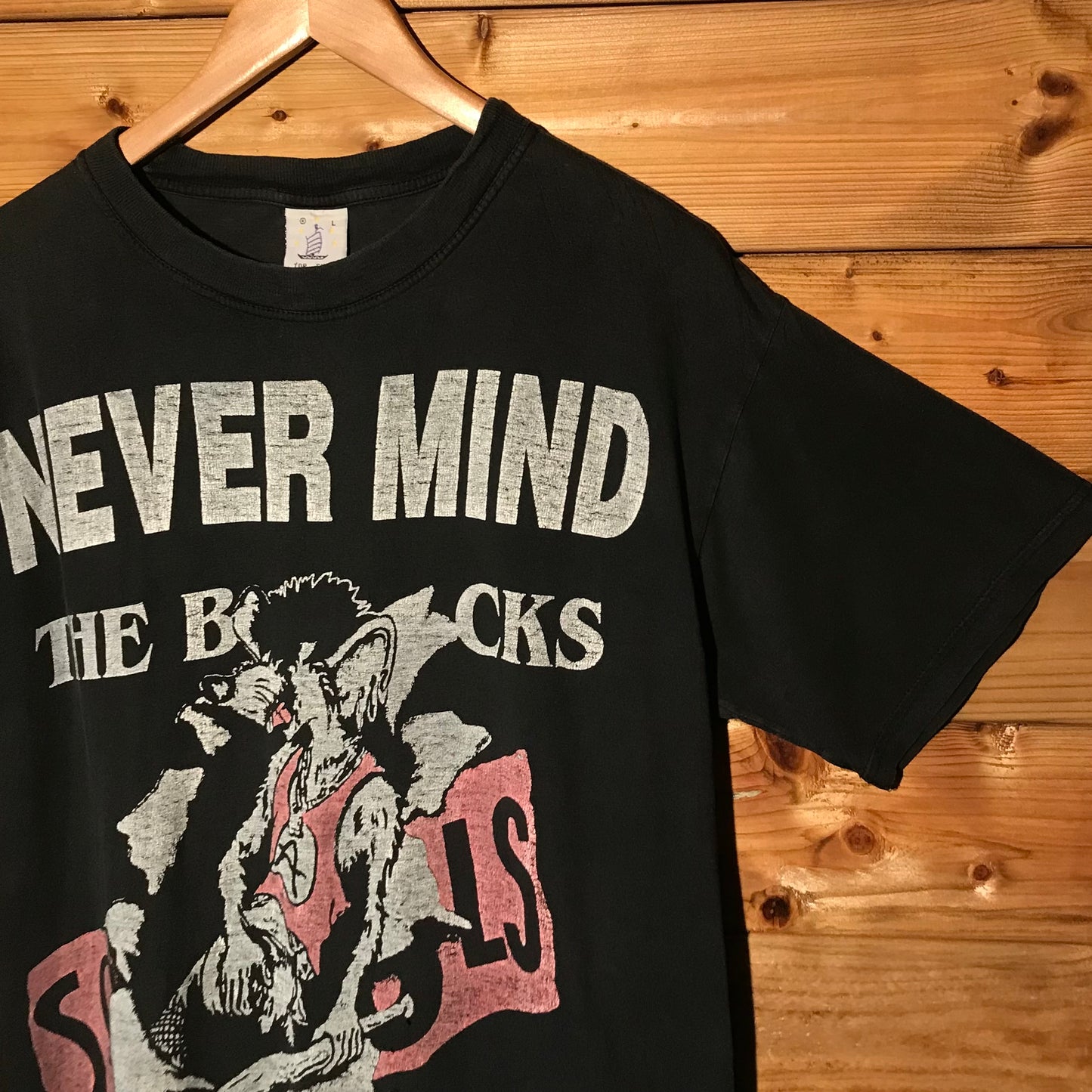 90s Sex Pistols Never Mind The Bollocks Rat t shirt