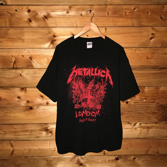 2007 Metallica Sick of the Studio London Concert t shirt