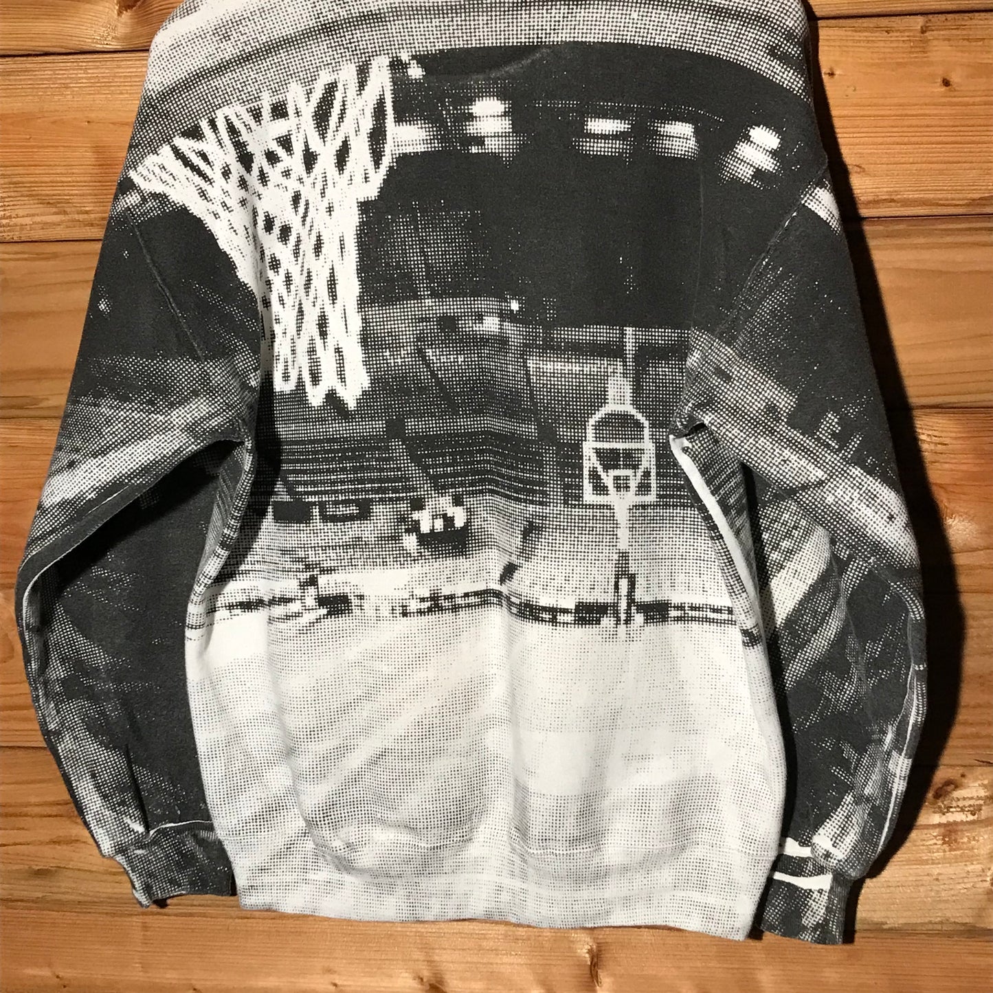 1991 Swingster NBA LA Lakers Spellout AOP sweatshirt