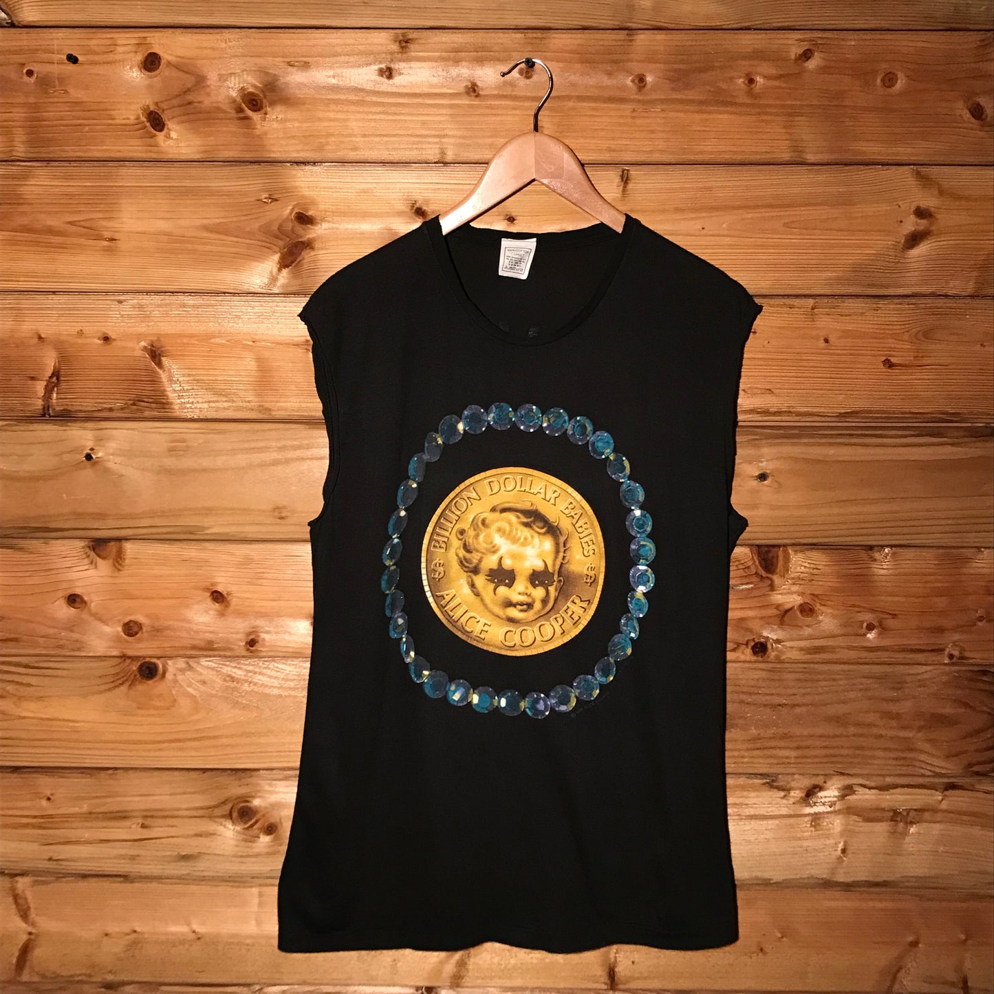 1989 Alice Cooper Billion Dollar Babies Album tank top t shirt