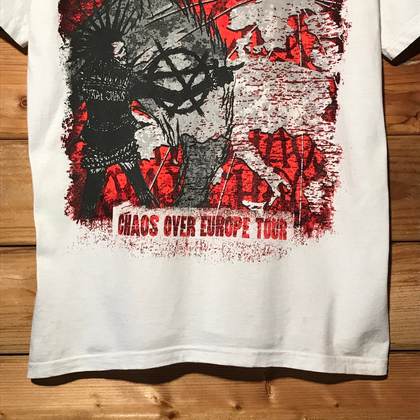 2009 Total Chaos 20th Anniversary Europe Tour t shirt