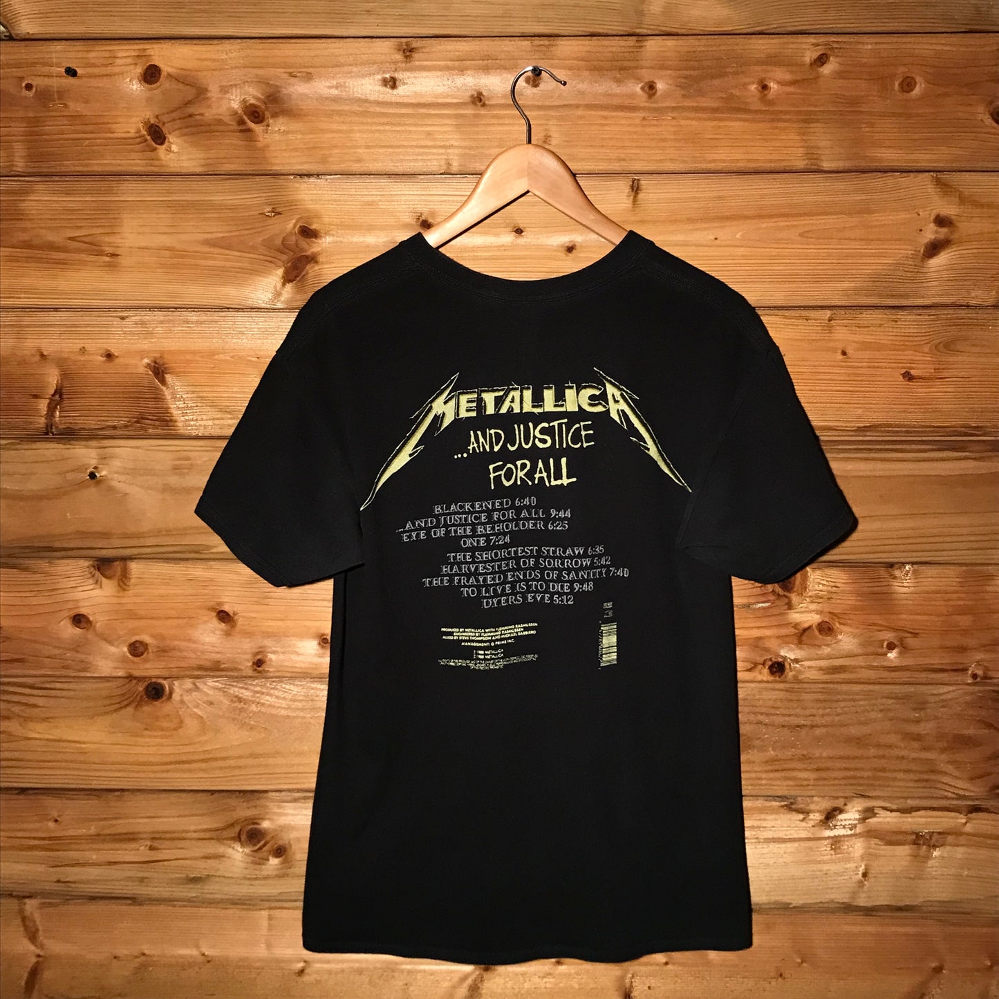 2017 Metallica ...And Justice For All Album t shirt