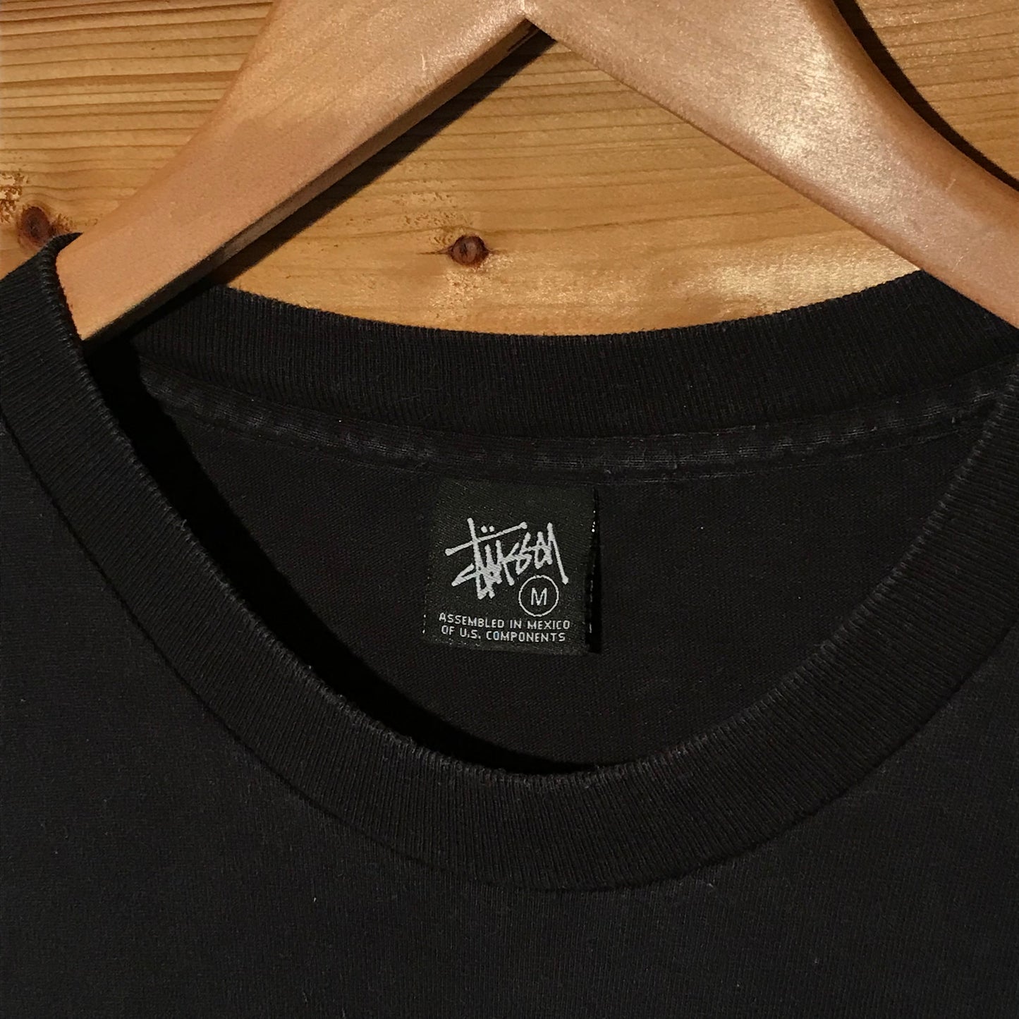 2006 Stüssy x HUF Centre Script Spellout t shirt