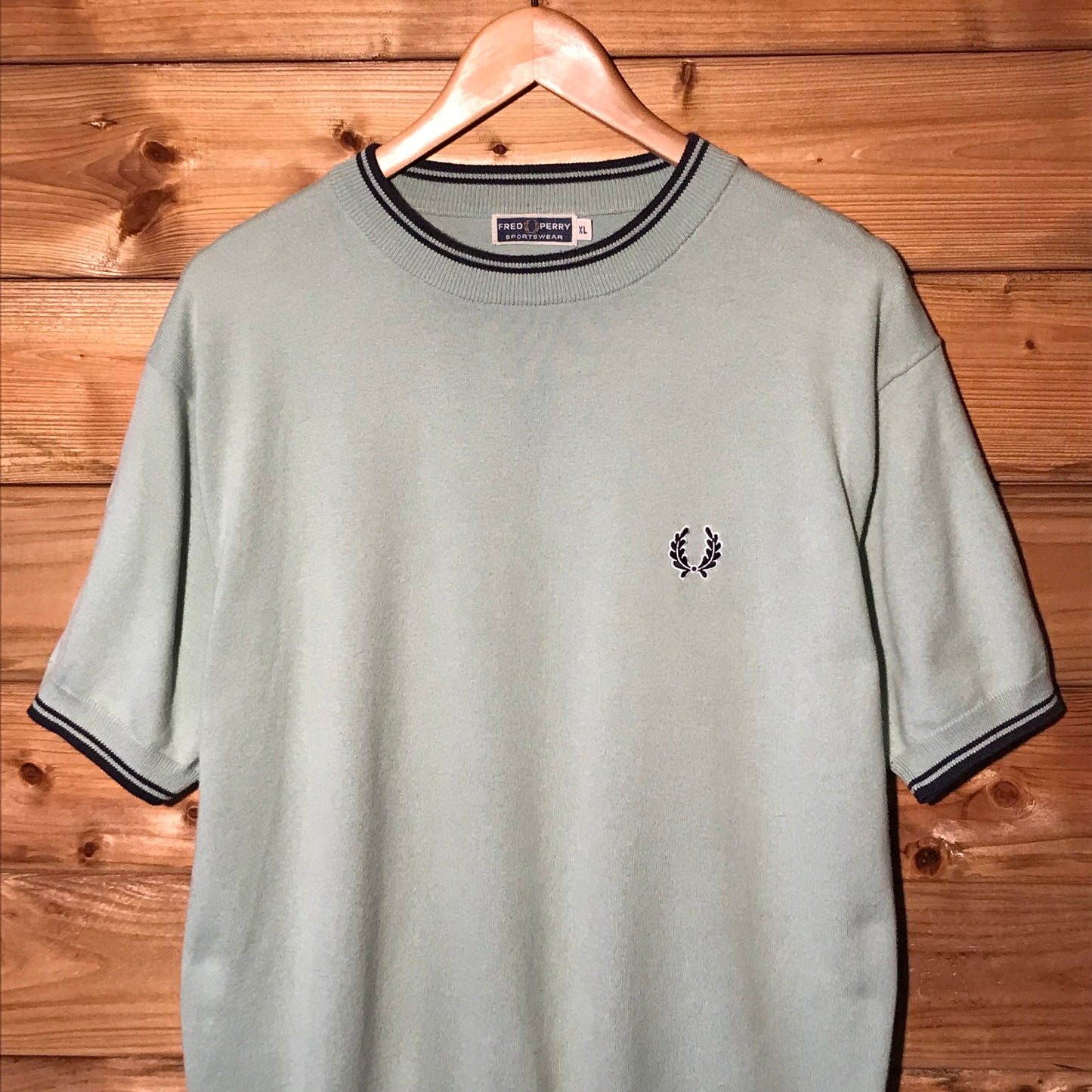 80s Fred Perry sweatshirt style t shirt