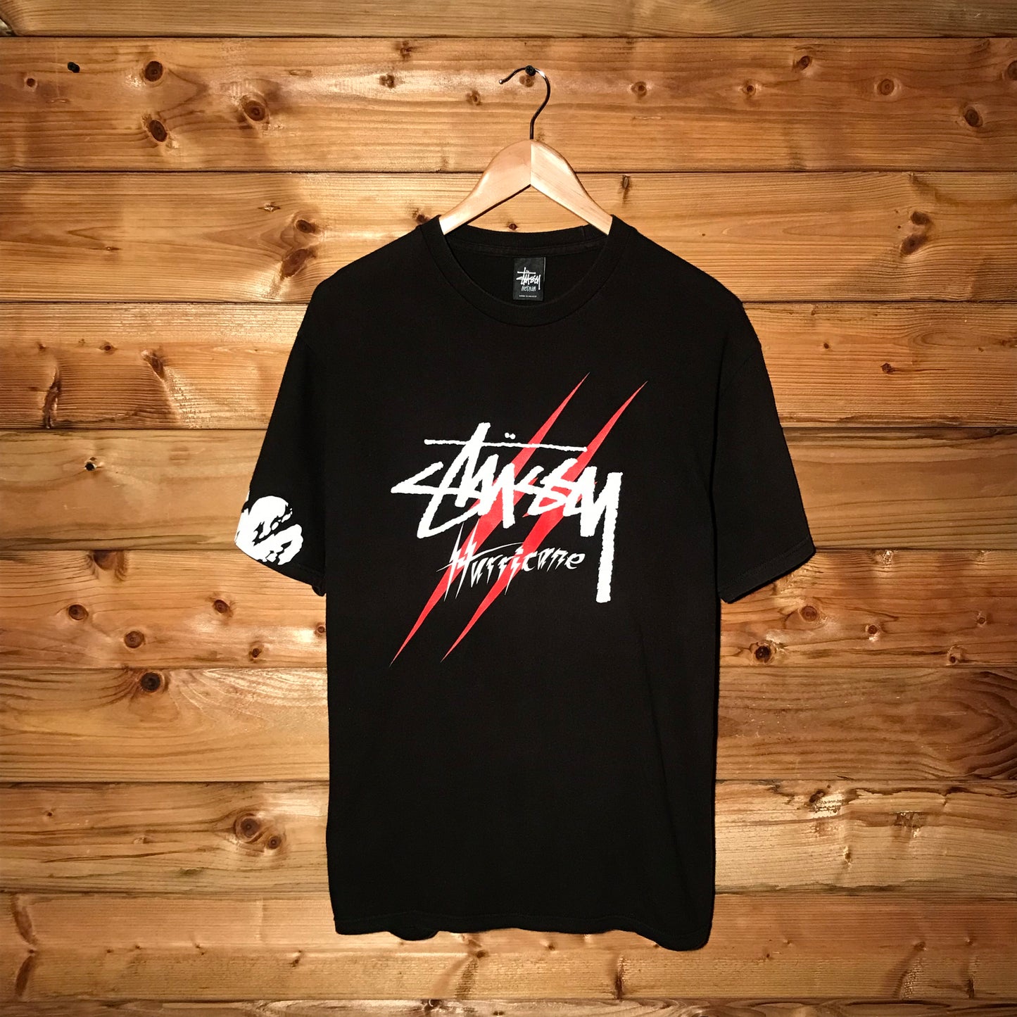 2011 Stüssy Hurricane Collection Script Spellout t shirt