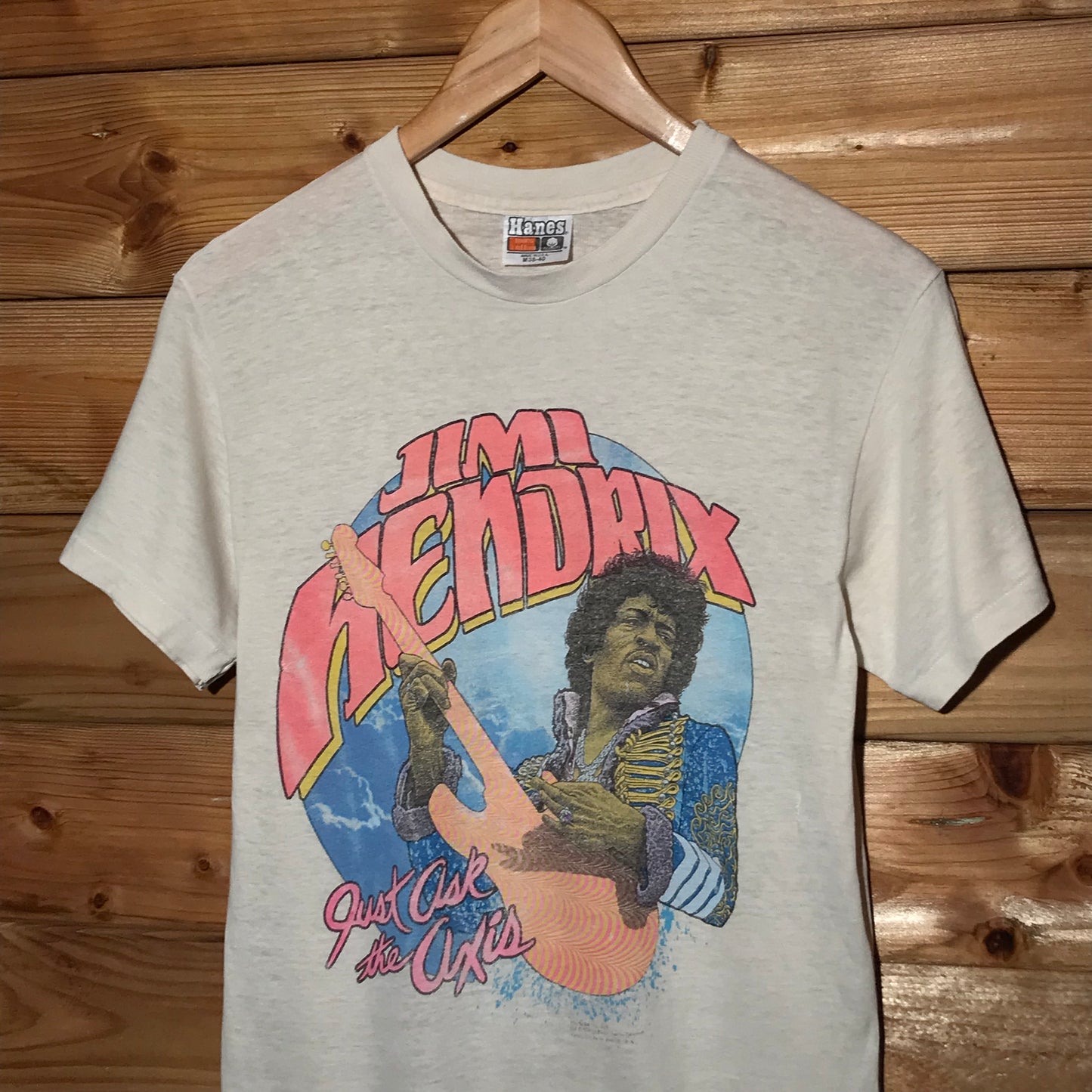 1982 Jimi Hendrix Just Ask The Axis t shirt