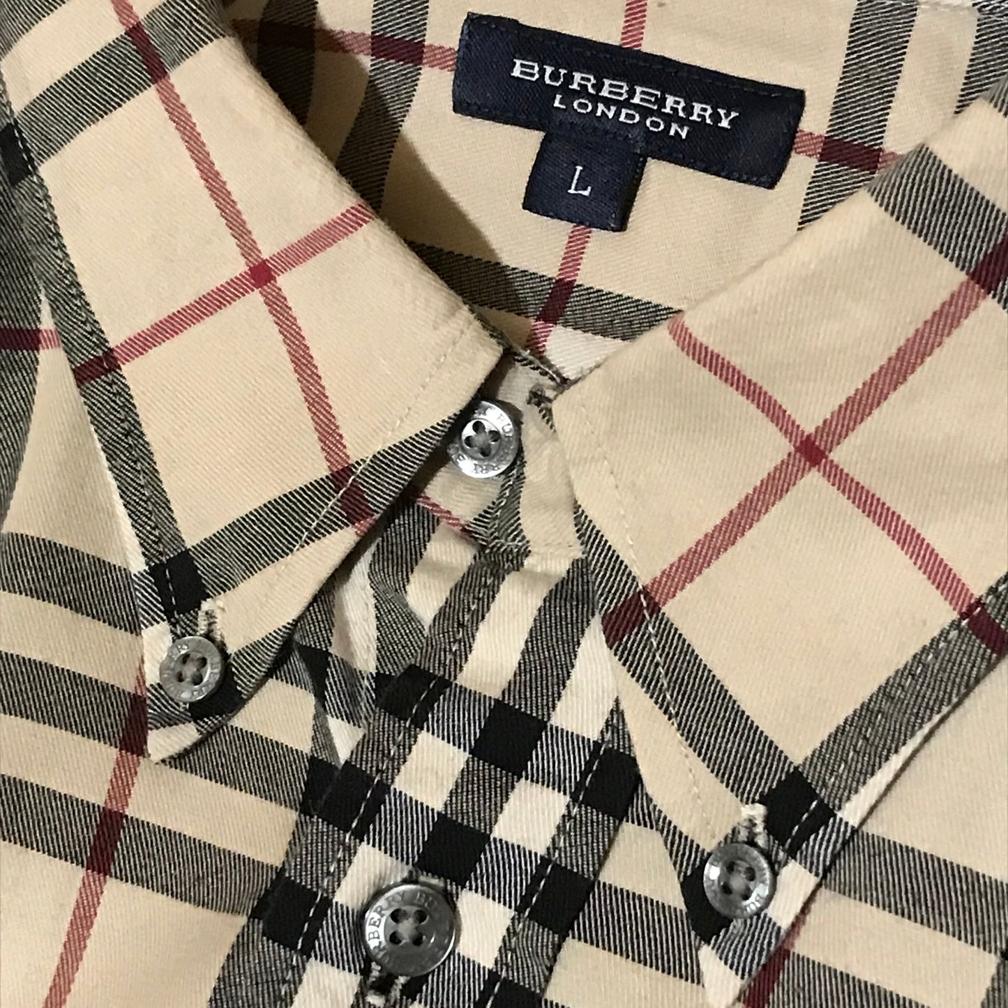 Burberry Nova Check Pattern short sleeve button up shirt