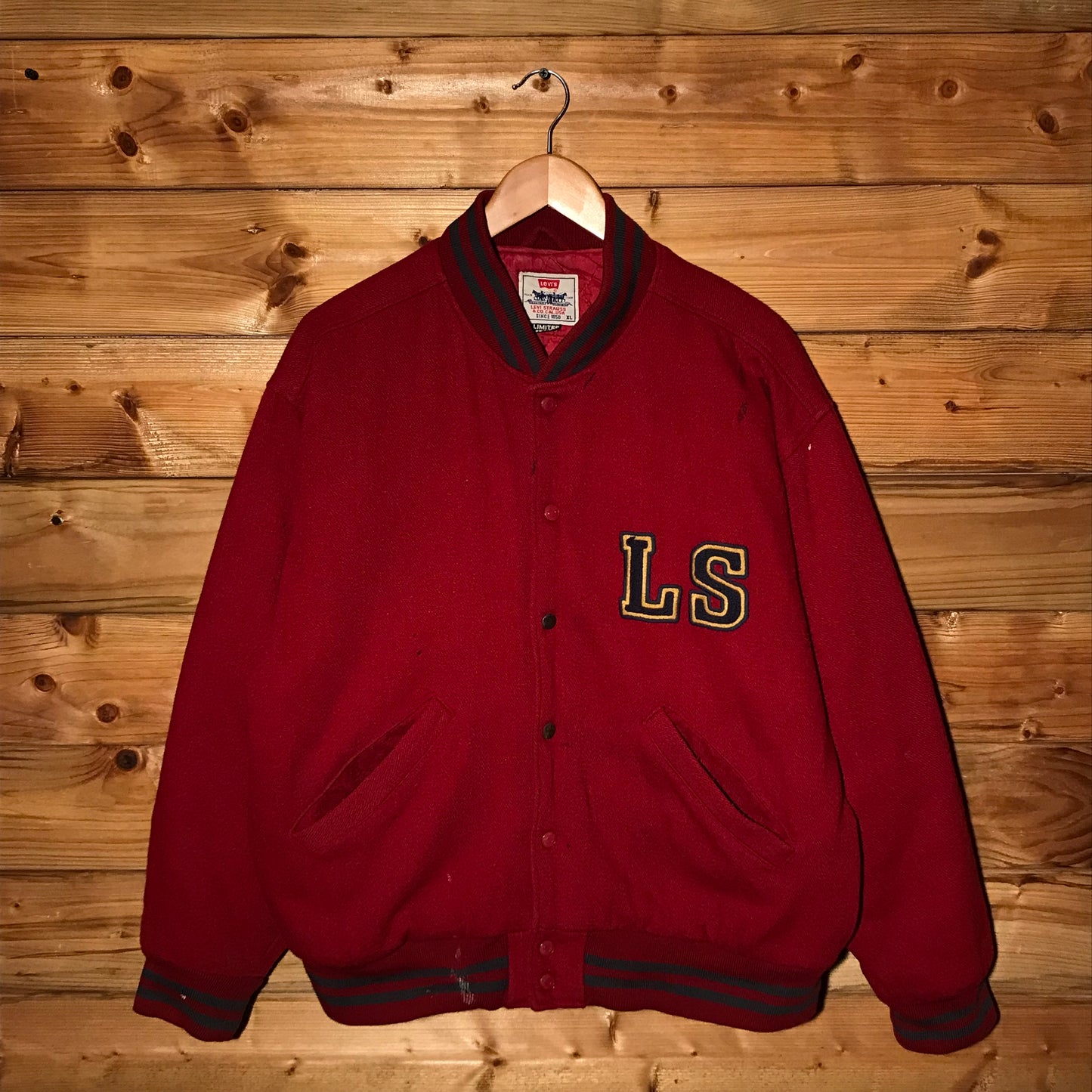 90s Levis Number 5 Limited Edition varsity jacket