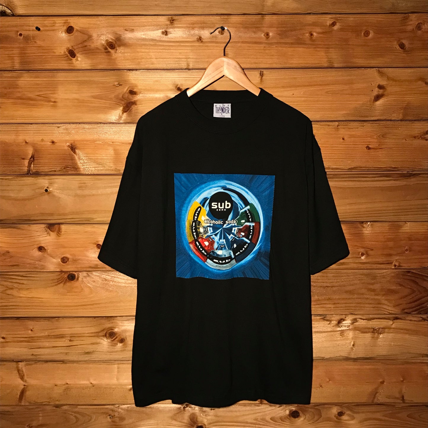 90s Sub Zero Alcoholic Soda Promo t shirt