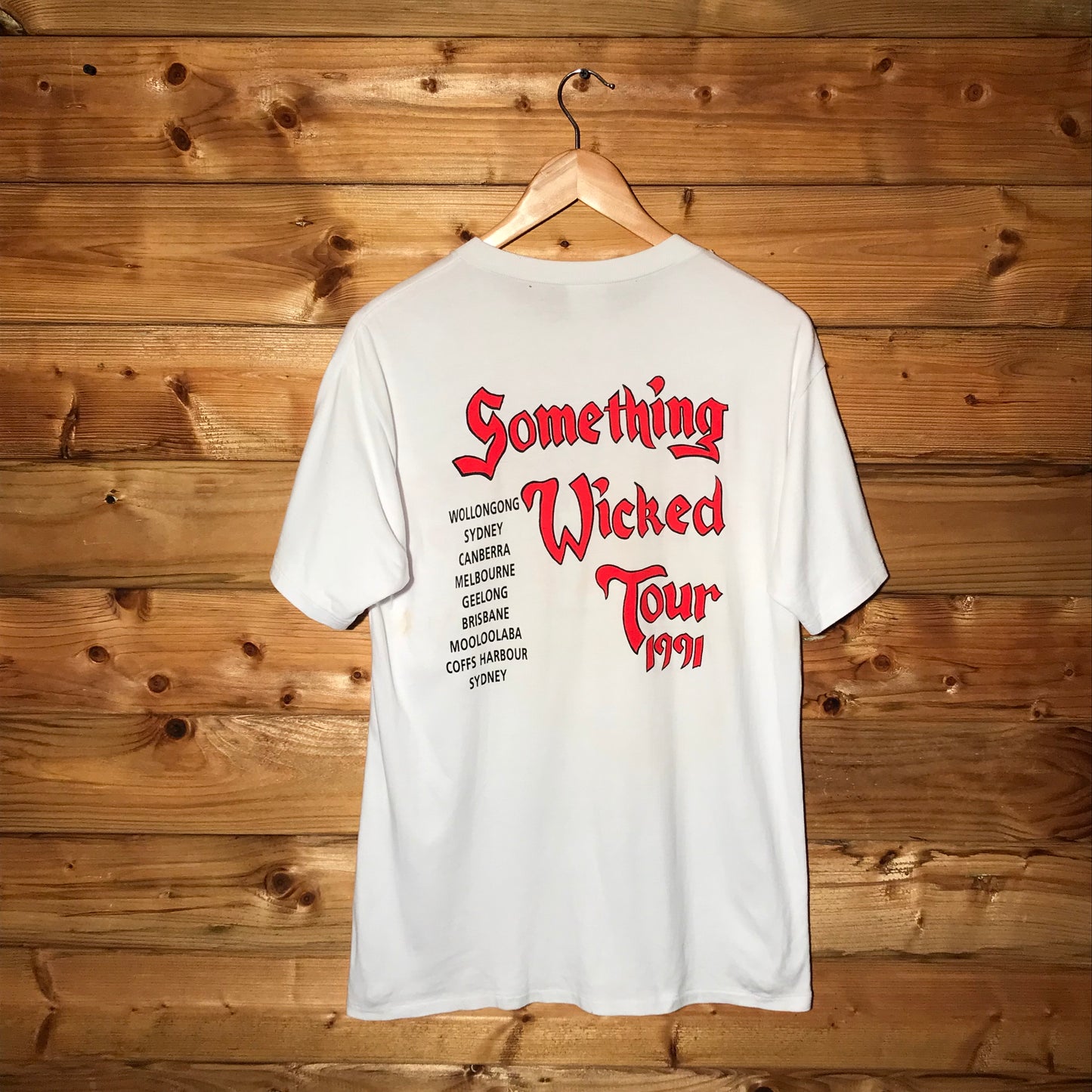 1991 The Screaming Jets Something Wicked Tour t shirt