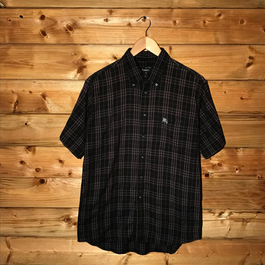 Burberry Nova Check Pattern short sleeve button up shirt