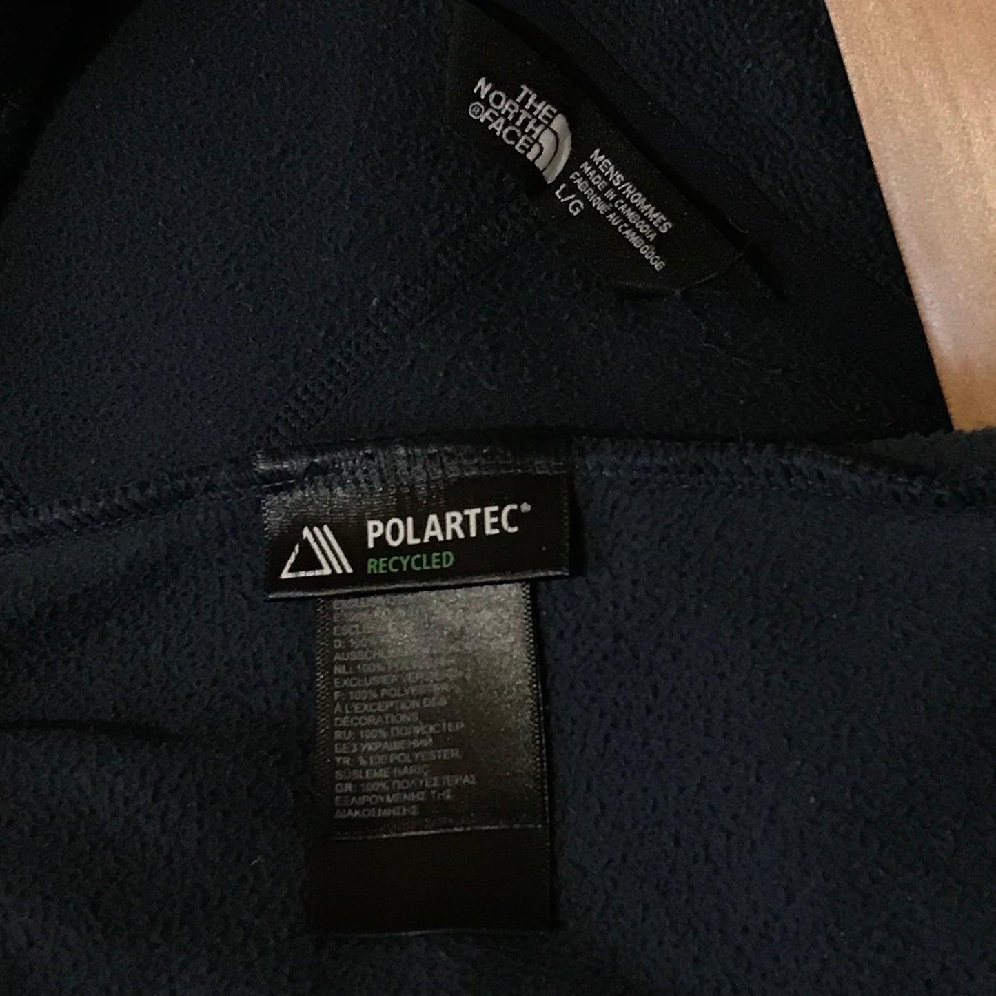 The North Face Polartec quarter zip fleece