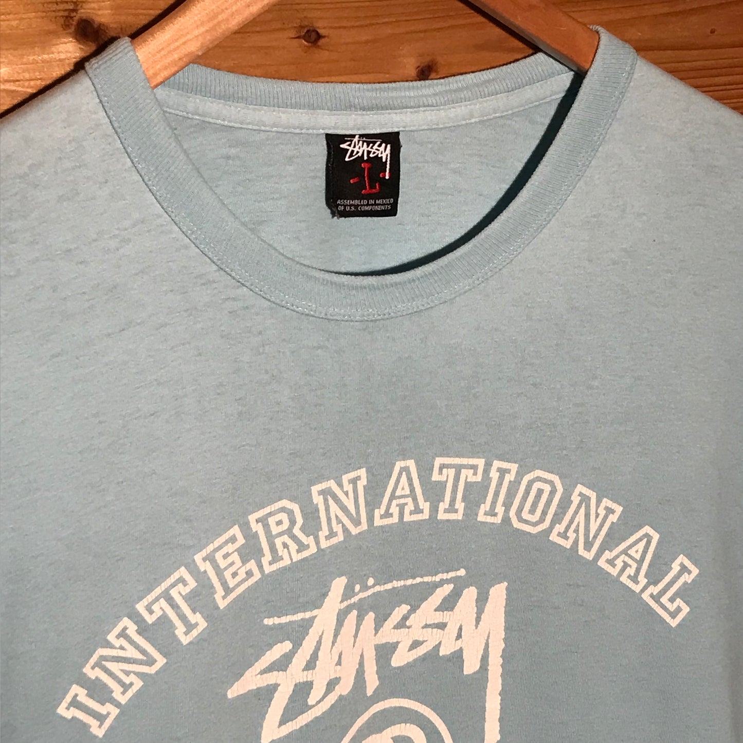 Stüssy International Tribe spellout long sleeve t shirt