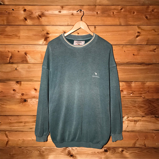 90s Camel Travel Line Leisure Basics sweatshirt