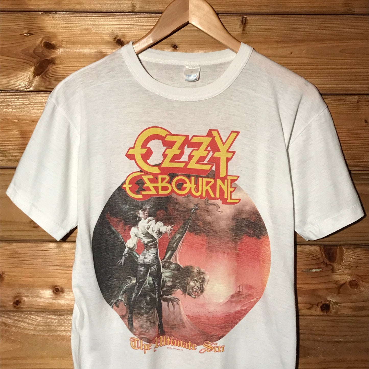 1986 Ozzy Osbourne The Ultimate Sin World Tour t shirt