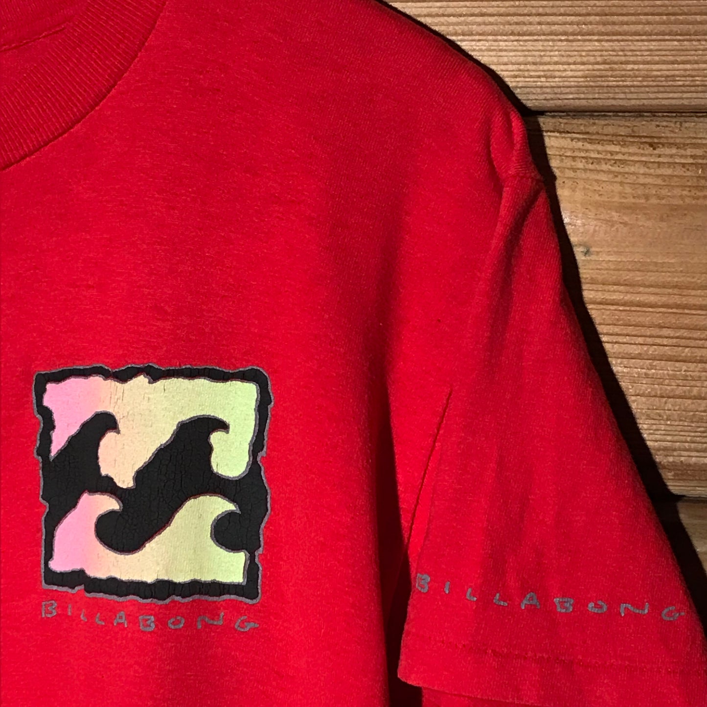 1989 Billabong Neon Gradient Wave t shirt