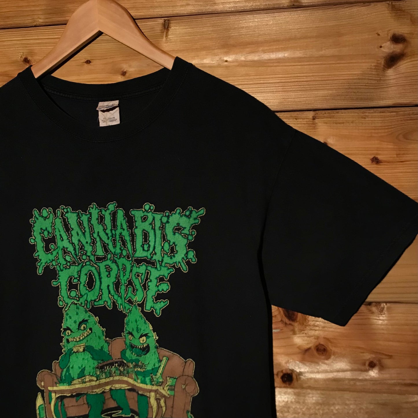 Cannabis Corpse Sofa Graphic Band t shirt