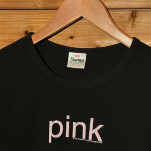 1997 Aerosmith Pink Centre Spellout Song Promo Baby Style t shirt