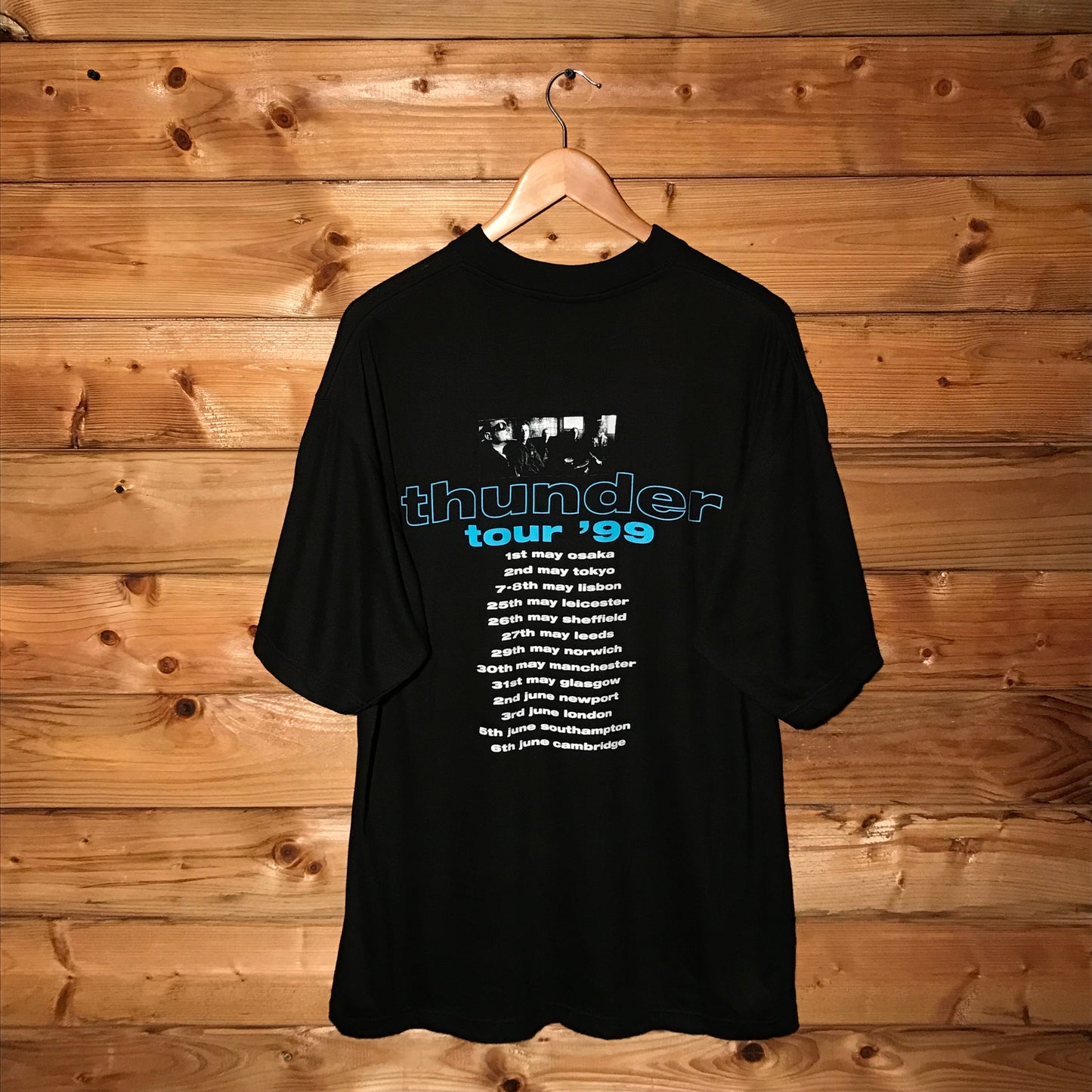 1999 Thunder Giving The Game Away World Tour t shirt