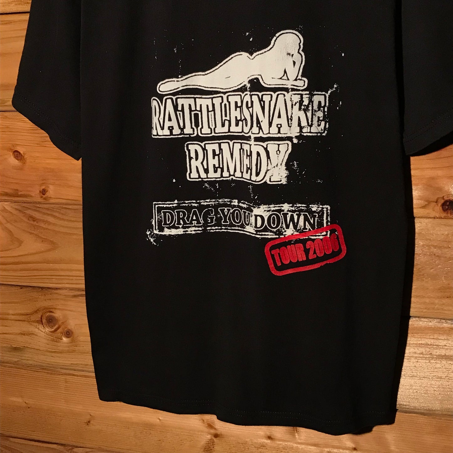 2006 Rattlesnake Remedy Drag You Down UK Tour t shirt