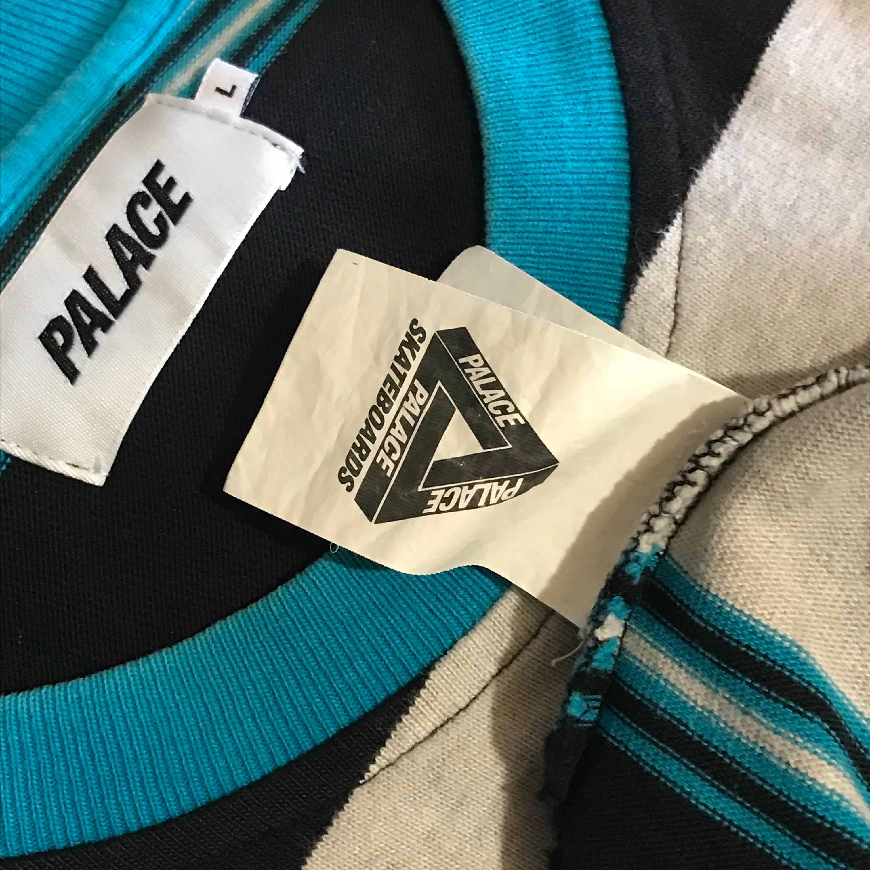 Palace Ribbed for Pleasure Striped sweatshirt – HeresWear