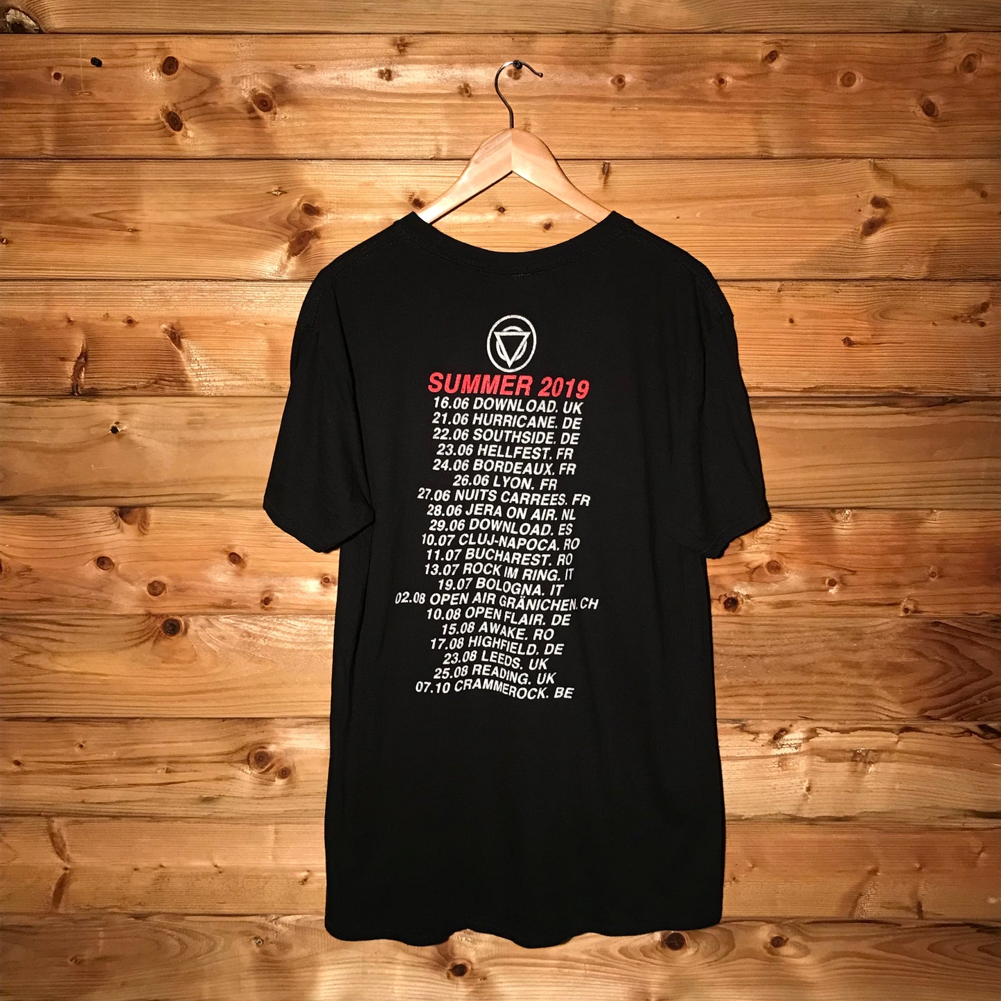 2019 Enter Shikari Summer Tour t shirt