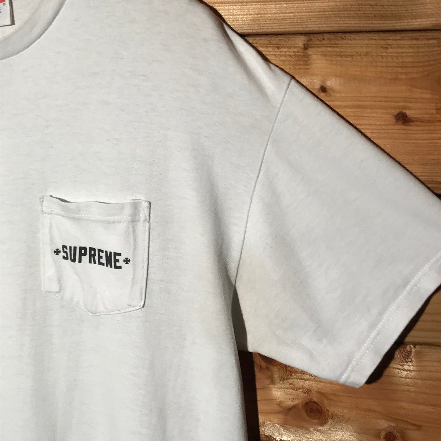 Supreme x Independent Truck Company Pocket Spellout t shirt