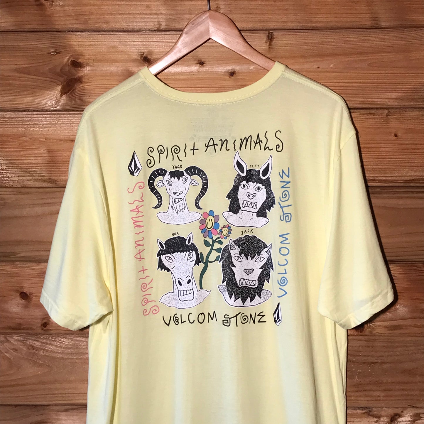 Volcom Stone Surf Vitals Spirit Animals t shirt