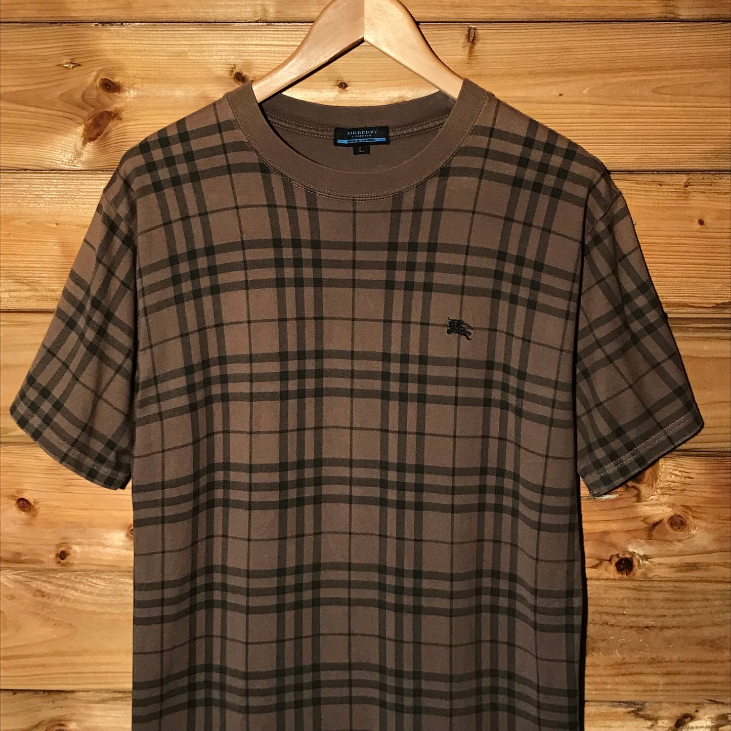 Burberry Blue Label Nova Check Pattern t shirt