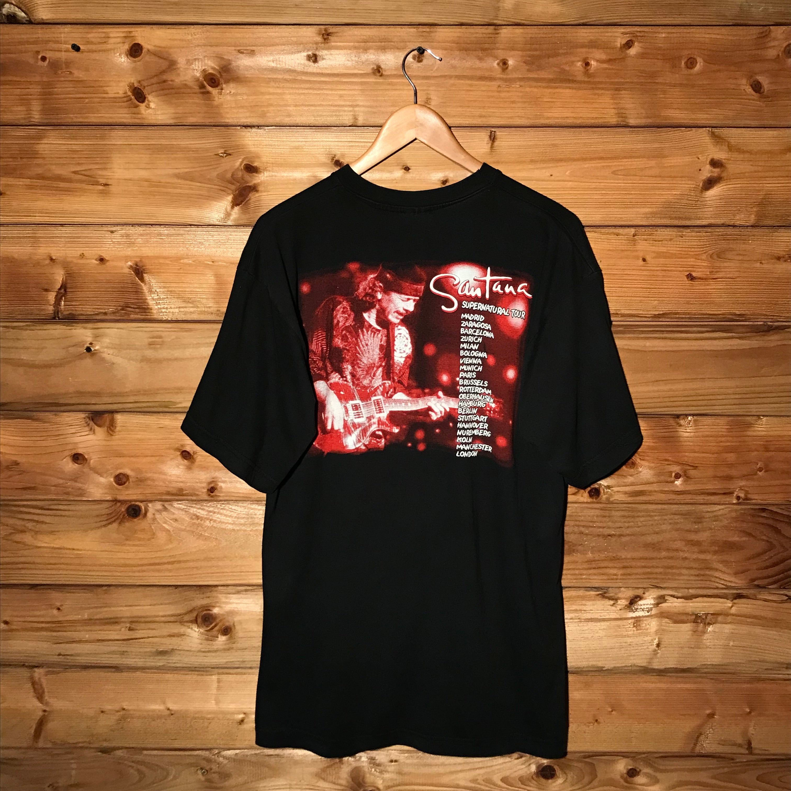 1999 Santana world tour shops t-shirt